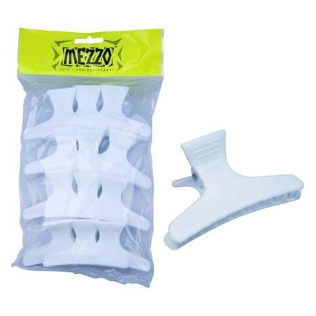 Shophair Super Large White Crocodile Hair Clips 8cm X12