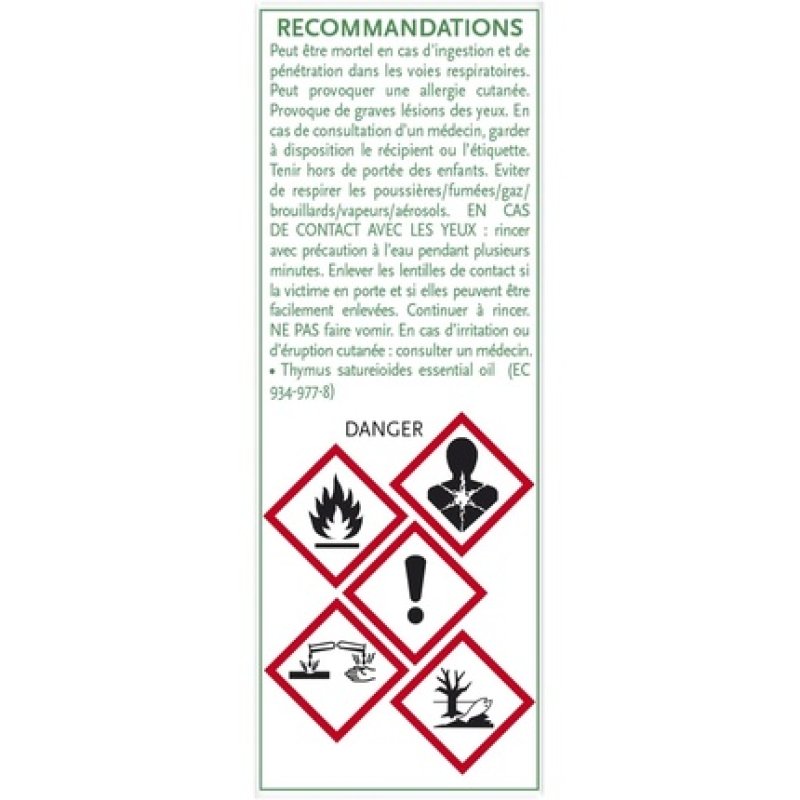 Phytosun Aroms Thyme with Savory Leaves Essential Oil Thymus Satureioides 10ml