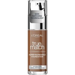 L'Oreal Paris True Match Liquid Foundation Skincare Infused with Hyaluronic Acid SPF 17 30ml 9W Sienna