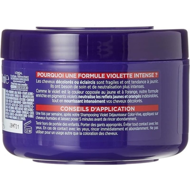 L'Oreal Paris Elseve Color-Vive Intense De-Yellowing Purple Mask