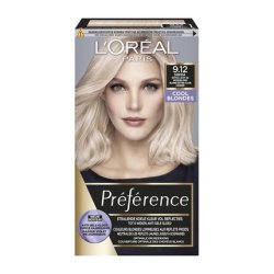 Loreal Paris Preference Cool Blondes 9.12 Siberia Extra Light As Beige Hair Color