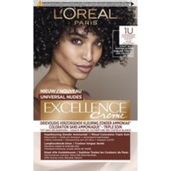 L'Oreal Paris Excellence Universal Nudes 1u - Universal Black - Permanent Hair Dye