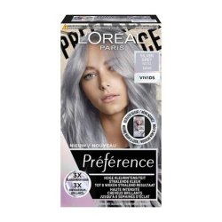 Loreal Paris Preference Vivids 10.112 Silver Grey Hair Color
