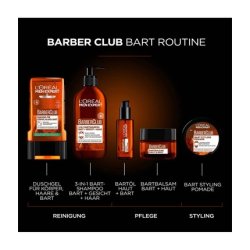 L'Oreal Paris Men Expert Barber Club Shower Gel 250ml 8.4 Fl Oz