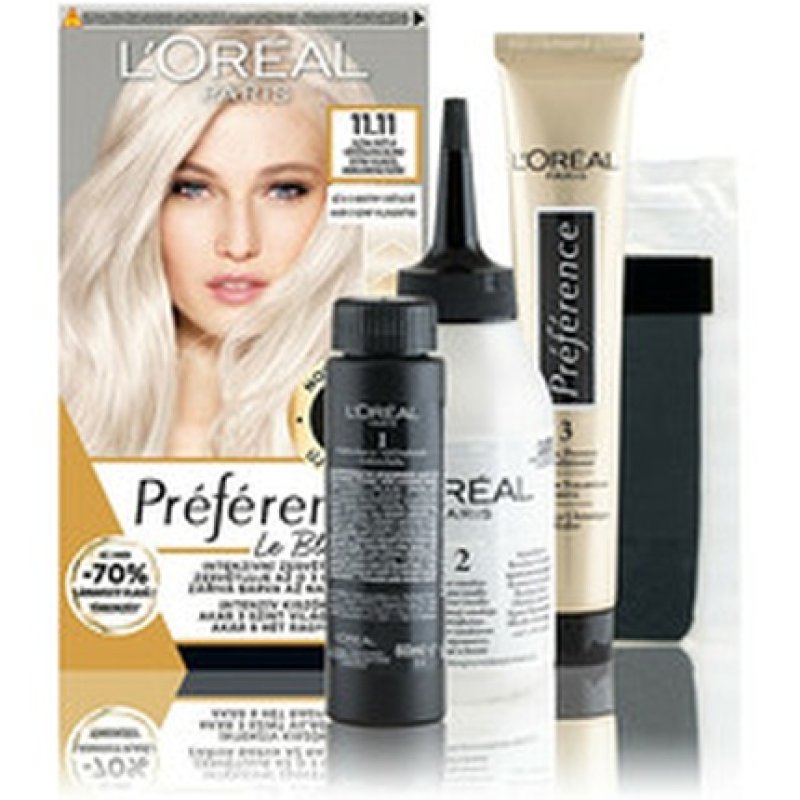 L'Oréal Paris Préférence Le Blonding Hair Color 1111 Ultra Light Cold Crystal Blonde