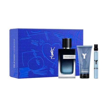 YSL Y Eau de Parfum for Men 100ml 10ml Shower Gel Gift Set
