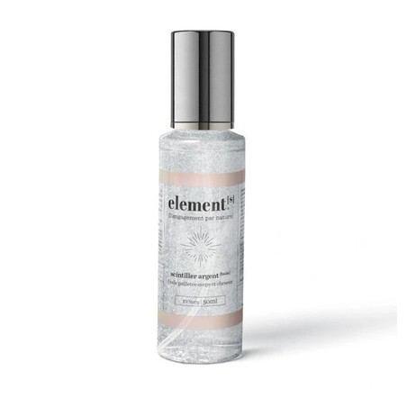Pbi Elements Shimmering Silver Oil For Body And Hair 50 Ml