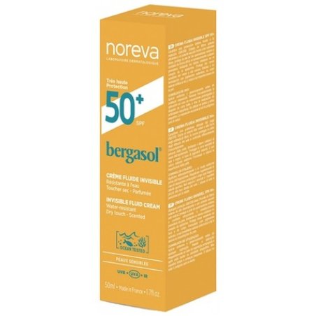 Noreva Bergasol Expert Cream-Fluid Invisible Finish SPF 50 50ml