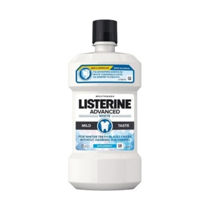 Listerine Mouthwash Advanced White Mild 500ml