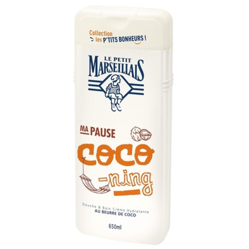 Le Petit Marseillais Shower and Bath, Coconut Fiber 650ml