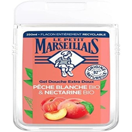 Le Petit Marseillais Organic White Peach and Nectarine Extra Gentle Shower Gel