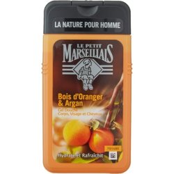 Le Petit Marseillais Shower Gel for Men Orange Wood and Argan 250ml