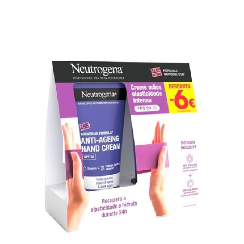 Neutrogena Norwegian Formula Visibly Renew Hand Cream Spf20 2x75ml Special Price