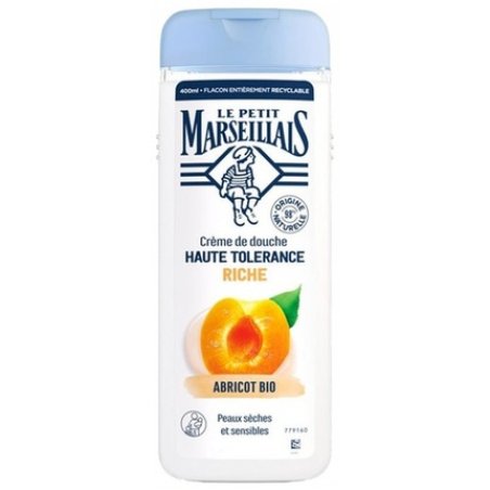 Le Petit Marseillais Highly Tolerant Shower Cream Rich Organic Apricot 400ml