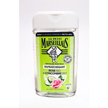 Le Petit Marseillais Organic Shower Gel Rose & Cucumber Fine Fragrance 250ml