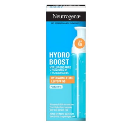 Neutrogena Hydro Boost Hydrating Fluid Spf 50 - Hydrating Sunscreen For Skin Protection