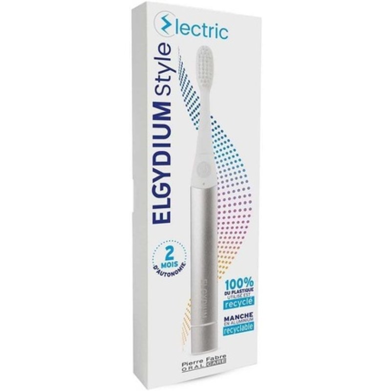Elgydium Style Electric Toothbrush - Silver