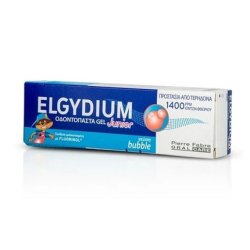 Elgydium Elgydium Junior Bubble Toothpaste 50ml 1400 Ppm With Bubble Gum Flavor For Children 7 Years