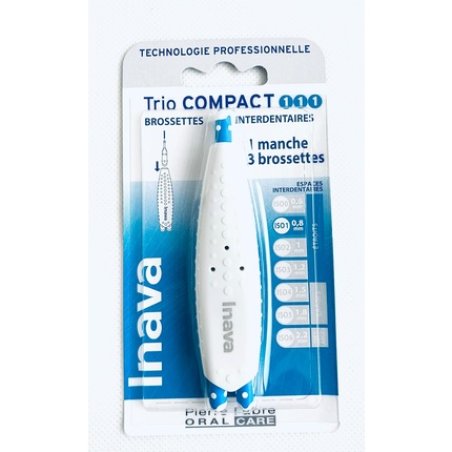 Inava Trio Compact Interdental Brushes 1.1.1 0.8mm