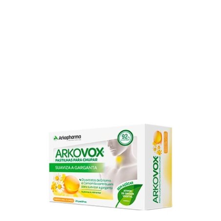 Arkopharma Arkovox Honey And Lemon Dietary Supplement 24 Lozenges