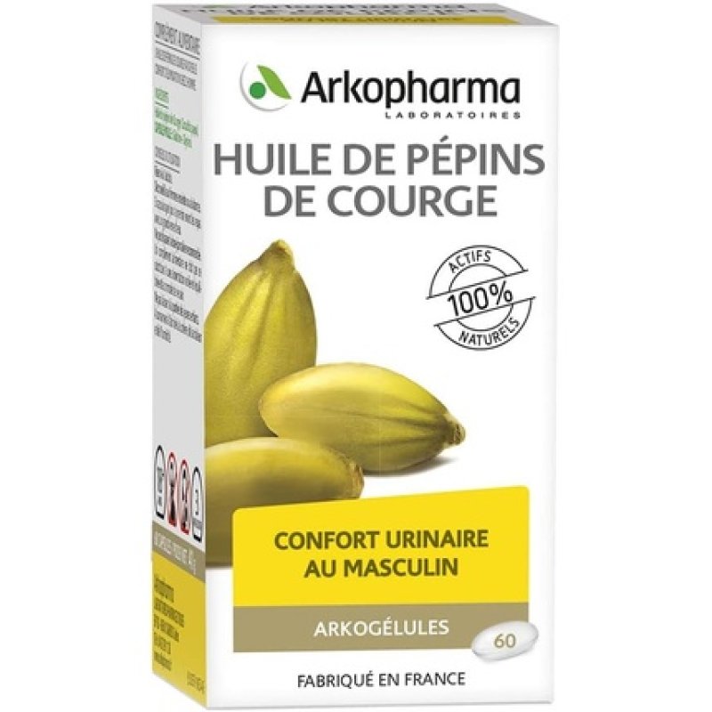 ARKOGÉLULES® Huile de Pépins de Courge - 60 caps.