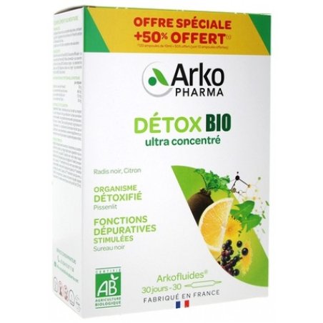 Arkopharma Arkofluides Detox Bio 20 Ampoules