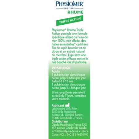 Physiomer Cold Triple Action 20ml