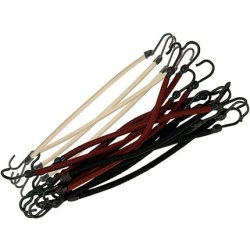 Sibel Hooked Hair Bobble Elastics Assorted Colours - Pack of 12