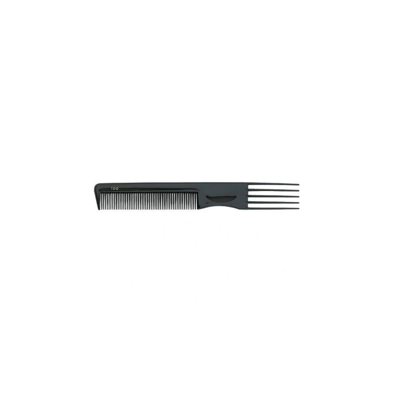 Sibel Plastic Fork Comb 100 Black