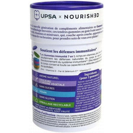 Upsa Nourished Immunity Sugar-Free Food Supplement