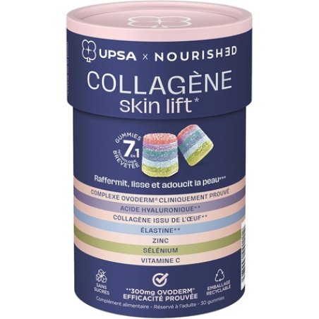 Upsa X Nourished Collagen Skin Lift 7-In-1 30 Gummies