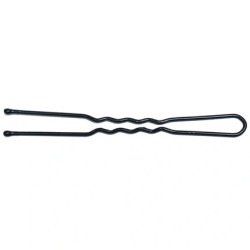 Shophair Wavy/Beaded Hair Pins Black 7cm X40