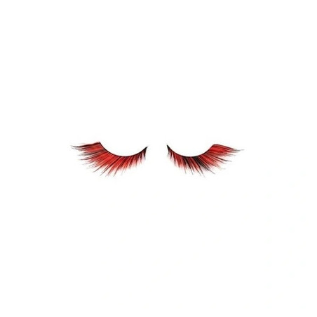 Shophair Crazy Flame Red Faux Eyelashes X2 With Glue