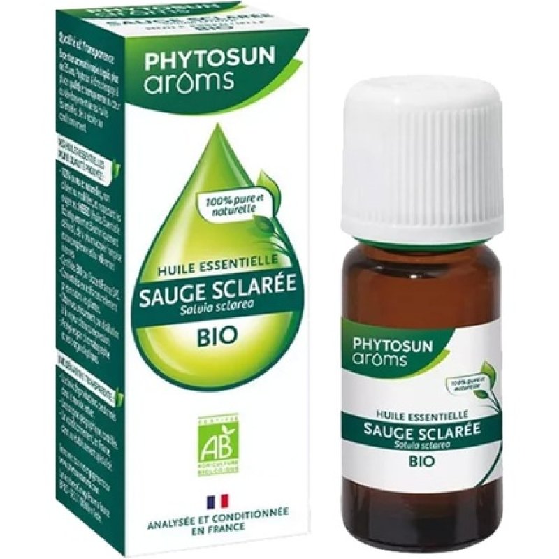 Phytosun Aroms Clary Sage Salvia Sclarea Organic Essential Oil 5ml