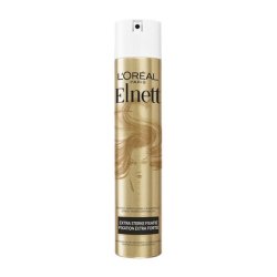L'Oreal Paris Elnett Satin Extra Strong Hold Hair Spray Black