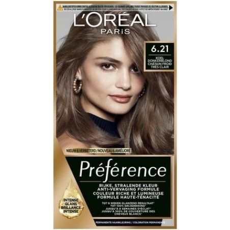 L'Oreal Paris Preference 6.21 Zurich Very Light Cool Brown