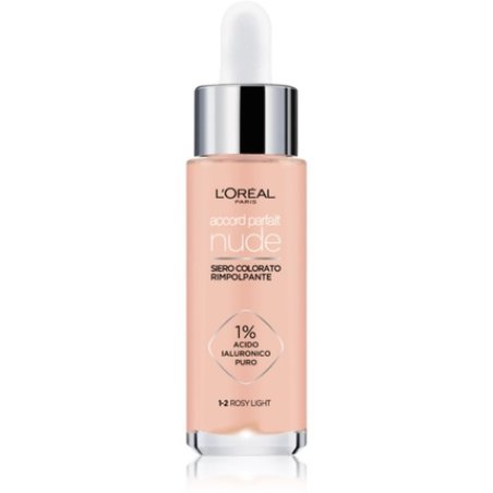 LOreal Paris Accord Parfait Nude Plumping Tinted Serum - 1-2 Rosy Light, 30 ml