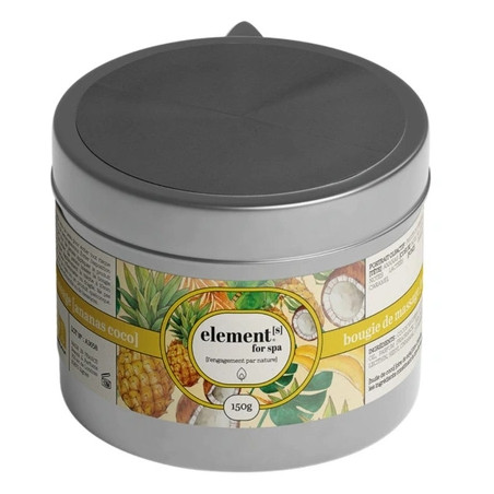 Pbi Elements Massage Candle Pineapple Coconut 150g