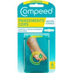 Compeed Cors Moisturising Plaster Medium Size 6 Plasters - Pack of 6