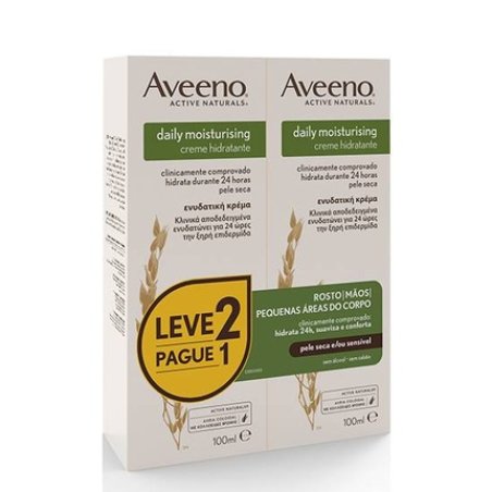 Aveeno Daily Moisturising Cream - 2x100ml