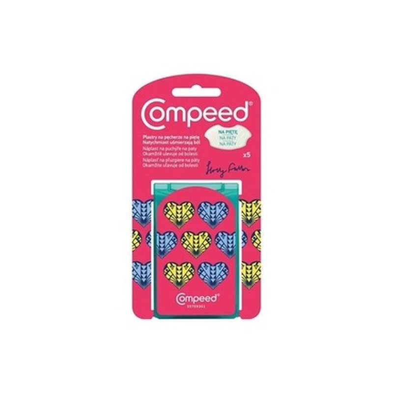 Compeed Heel Plasters for Blisters 5 Pcs Absorbing Moisture