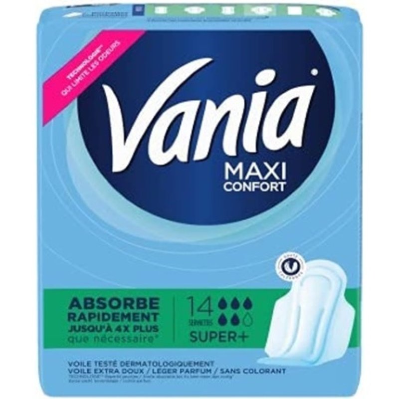 Vania Maxi Comfort Super Plus Towels Anatomically Shaped