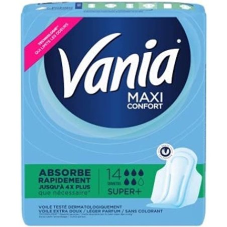 Vania Maxi Comfort Super Plus Towels Anatomically Shaped