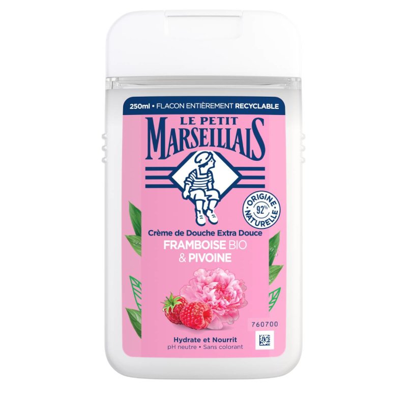 Le petit Marseillais 3574661148441 shower gel & body washes 250 ml Shower cream Women Peony, Raspberry