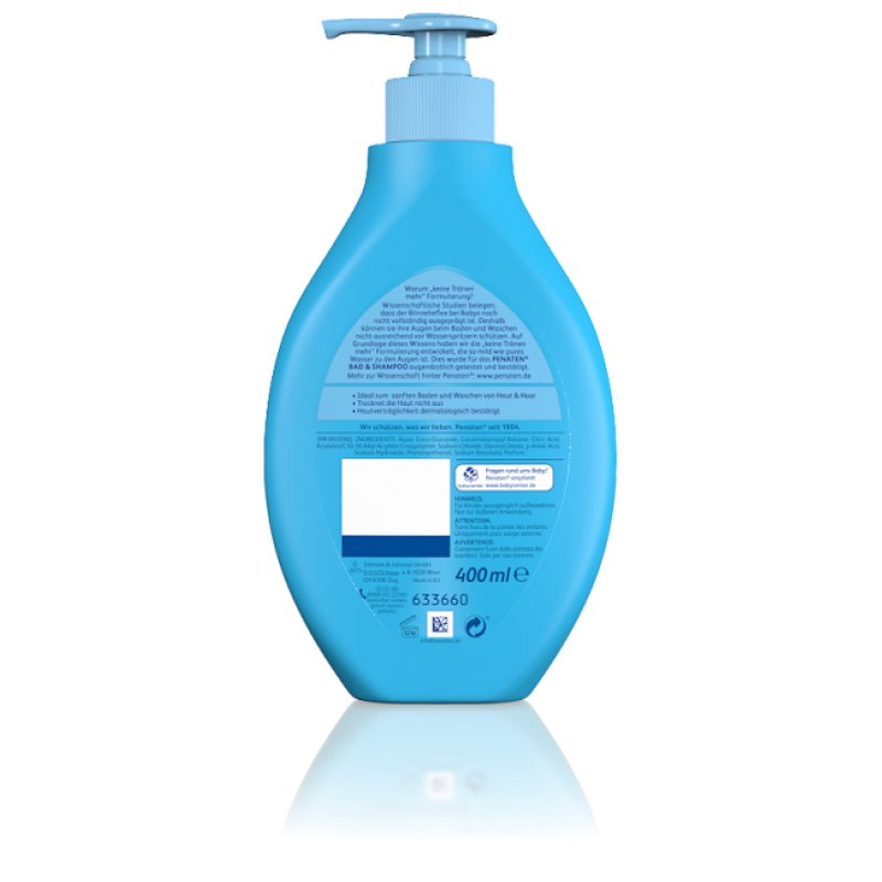 Penaten 7741854 baby shampoo 400 ml 2-in-1 Hair & Body