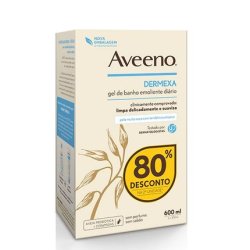 Aveeno Dermexa Daily Emollient Bath Gel 2x300ml By Aveeno