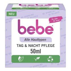 bebe Day & Night Care Face Cream 50ml with Moonflower and Vanilla Scent