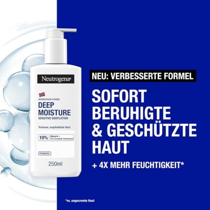 Neutrogena Norwegian Formula Deep Moisture Sensitive Body Lotion 250ml