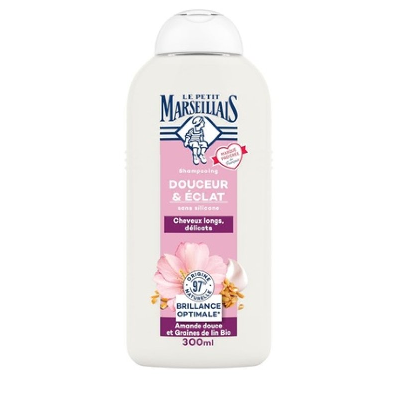 Le Petit Marseillais Mild & Shine Shampoo Almond and Organic Linseed 300ml