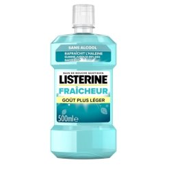 Listerine Fresh Alcohol-Free Mouthwash 500ml